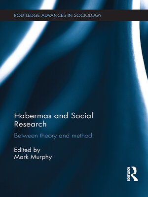 cover image of Habermas and Social Research